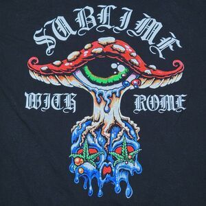 Sublime SS Black Unisex Tee "With Rome Tour" - Size XL